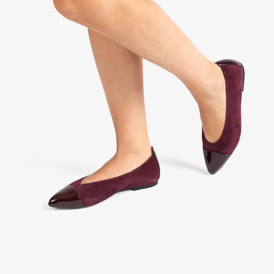 Ballerines à pointe fine