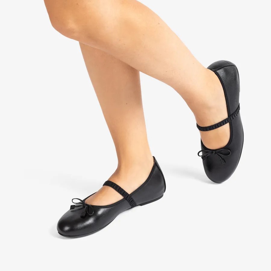 Ballerines avec élastique Noir